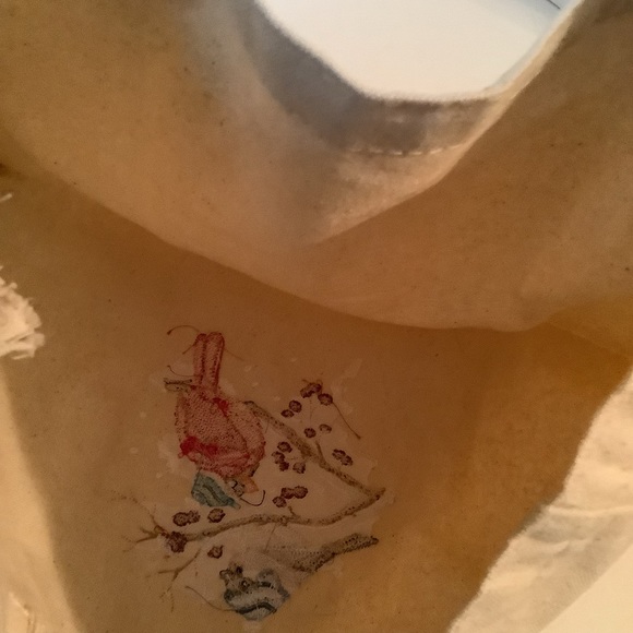 Tote Bag Small Winter Birds Unbranded - Picture 4 of 8